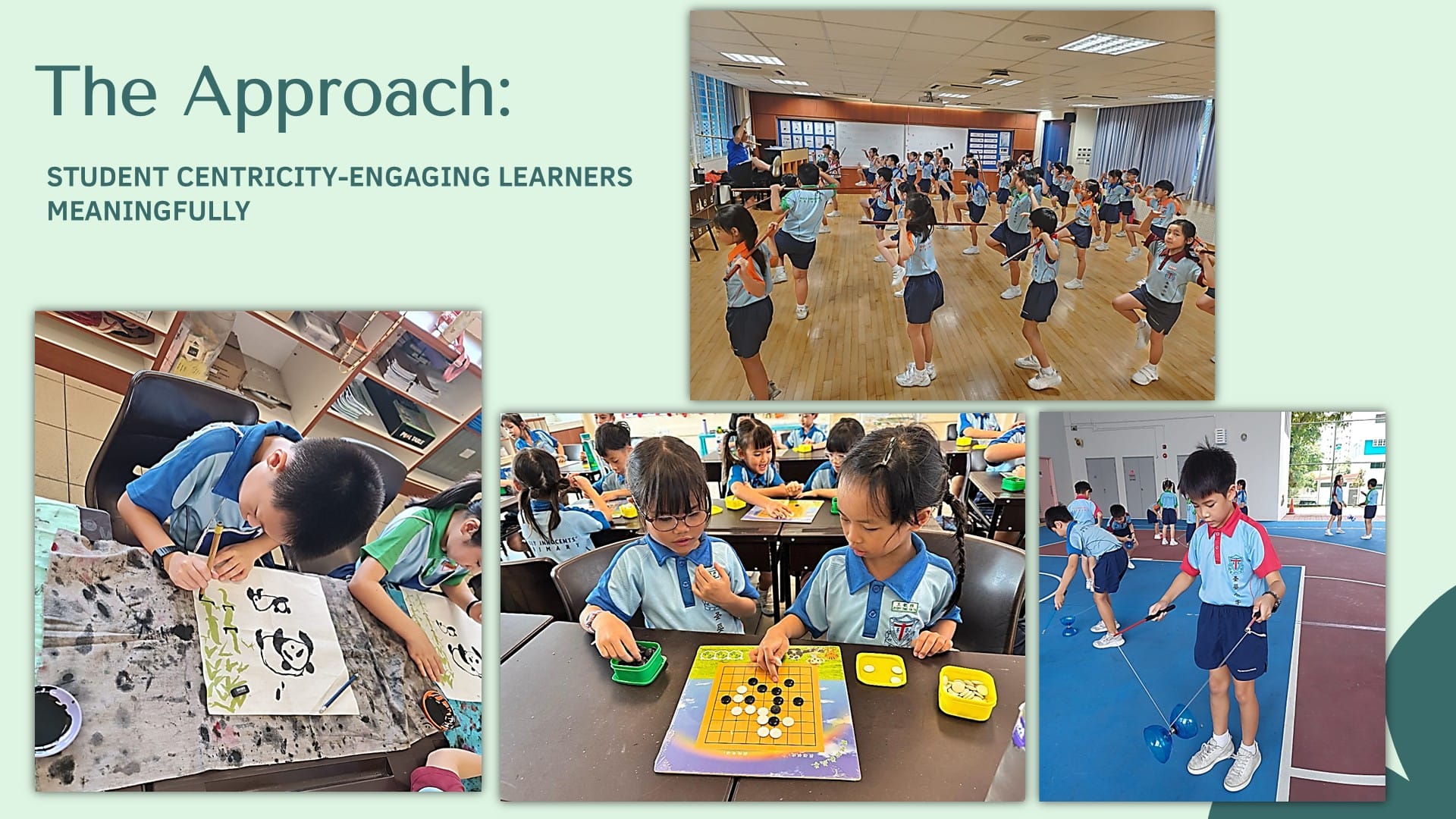 The approach: Student centricity engaging learners
